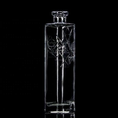 700ml 기타 모양의 유리 병과 코크 뚜렷 또는 맞춤형 보드카 위스키