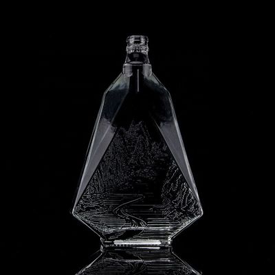 700ml 기타 모양의 유리 병과 코크 뚜렷 또는 맞춤형 보드카 위스키