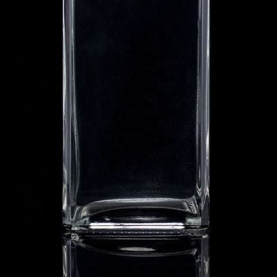 스크린 프린팅 1000ML 맑은 유리 병 보드카를 위해 나사 뚜?? 으로 정사각형 모양