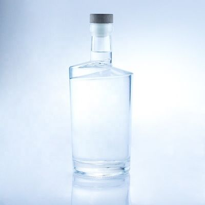 목걸이 재료 유리 750ml 트위스트 모양 유리 병 맑거나 사용자 정의