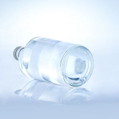 목걸이 재료 유리 750ml 트위스트 모양 유리 병 맑거나 사용자 정의