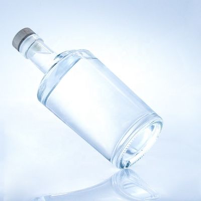 목걸이 재료 유리 750ml 트위스트 모양 유리 병 맑거나 사용자 정의
