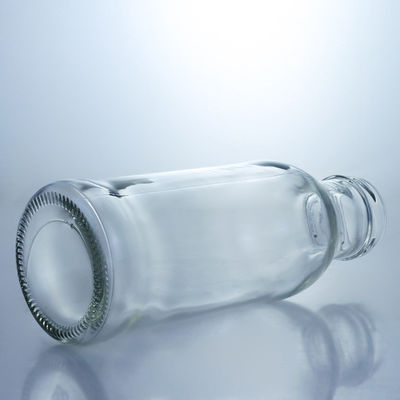 몸소 재료 유리 유리 주스 커피 병 스크루 뚜?? 이 있는 맑은 우유 병 250Ml 500Ml