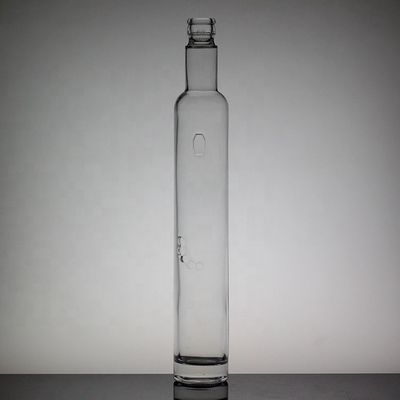 스크린 프린팅 특유의 높은 얇은 병 긴 유리 보드카 병 500ml 750ml