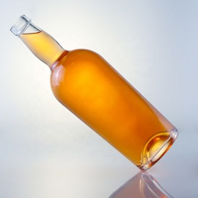 음료 판매용 유리 목걸이 750ml 700ml 원형 병