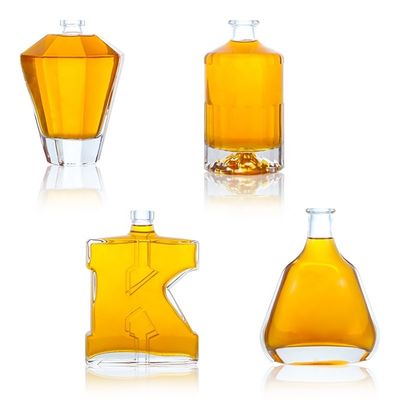 다른 음료 500ml '700ml 750ml 유리 병 테킬라 진 럼 위스키 보드카