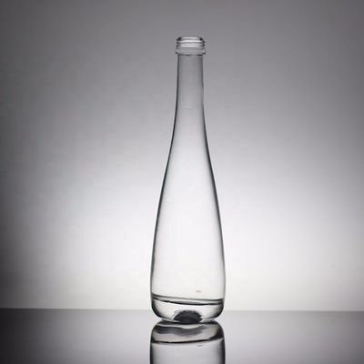 투명한 원형 700ml 350ml 산업용 음료에 맞춤 미네랄 워터 유리 병
