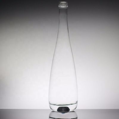 투명한 원형 700ml 350ml 산업용 음료에 맞춤 미네랄 워터 유리 병