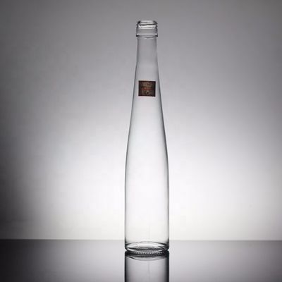 투명한 원형 700ml 350ml 산업용 음료에 맞춤 미네랄 워터 유리 병