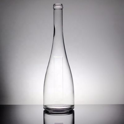 투명한 원형 700ml 350ml 산업용 음료에 맞춤 미네랄 워터 유리 병