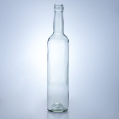 600ml 750ml 1000ml 둥근 모양 빈 긴 목 유리 술 병 진 럼 브랜디