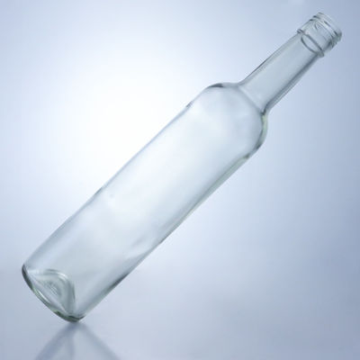 600ml 750ml 1000ml 둥근 모양 빈 긴 목 유리 술 병 진 럼 브랜디
