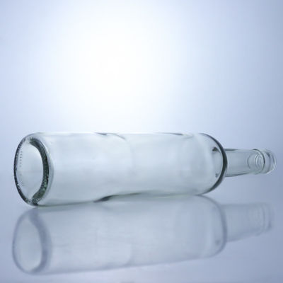 600ml 750ml 1000ml 둥근 모양 빈 긴 목 유리 술 병 진 럼 브랜디