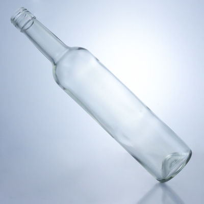 600ml 750ml 1000ml 둥근 모양 빈 긴 목 유리 술 병 진 럼 브랜디