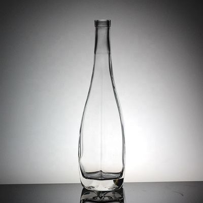 정액 또는 소다 음료용 맞춤 제작 선명한 유리 나사 캡 병 330ml 500ml 750ml