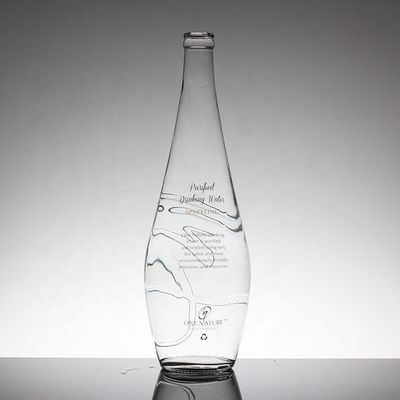 정액 또는 소다 음료용 맞춤 제작 선명한 유리 나사 캡 병 330ml 500ml 750ml