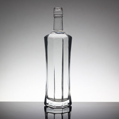 플린트 산 에치 룸 술 브랜디 위스키 보드카 테킬라용 독특한 모양의 유리 병