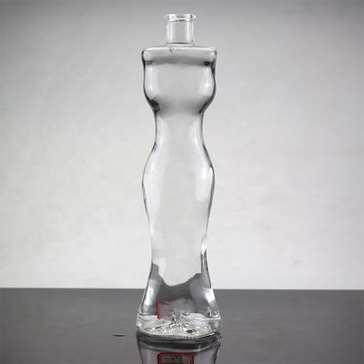 목욕을 가라앉히는 병과 스크린 프린팅과 750ml 유리 재료