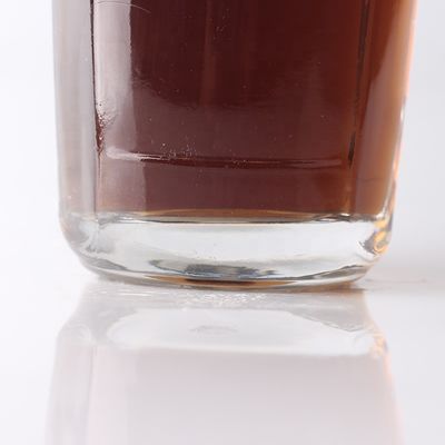 375ml 사용자 지정 로고 새겨진 눈물 방울 모양 진 럼 유리 병