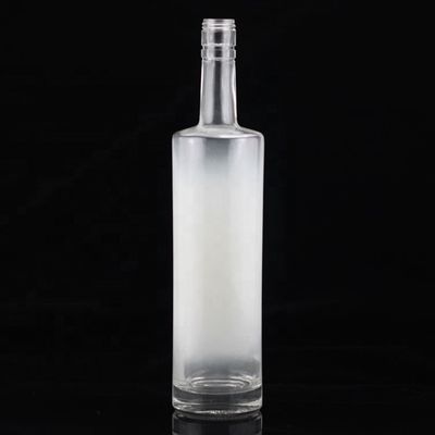 유리 750ml 500ml 디칼 인쇄 와드카 병 얼음 디자인과 기본 재료