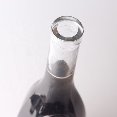 375ml 사용자 지정 로고 새겨진 눈물 방울 모양 진 럼 유리 병