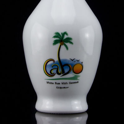 700ml Frost Surface Handling Custom 럼 유리 병 코크가 들어있어요
