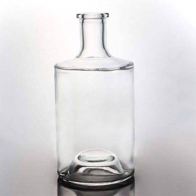 데칼 표면 처리 700ml 유리 위스키 병 사용자 지정 로고와 막대기 캡