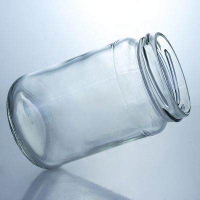 금속 뚜?? 꿀 자마 둥근 식품 등급 유리 병