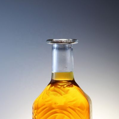 투명 유리 소형 와인 병 코크 75cl 유리 병