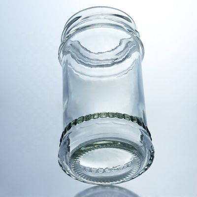 독특한 디자인 100ml 300ml 500ml 국토 꿀 유리 항아리 뚜?? 이 맑은 유리 제품