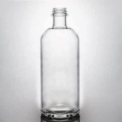 둥근 빈 플린트 375ml 500ml 750ml 1000ml 음주 보드카 테킬라 휘스키 병