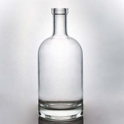 둥근 빈 플린트 375ml 500ml 750ml 1000ml 음주 보드카 테킬라 휘스키 병
