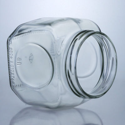 꿀 칠리 소스 600ml 유리 음식 잔 편리하고 세련된 알루미늄 뚜??
