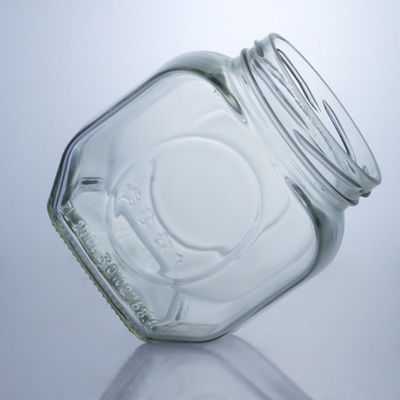 꿀 칠리 소스 600ml 유리 음식 잔 편리하고 세련된 알루미늄 뚜??