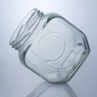 꿀 칠리 소스 600ml 유리 음식 잔 편리하고 세련된 알루미늄 뚜??