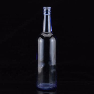 750ml 금색 목걸이 소재와 끝 디자인의 화려한 유리 술병