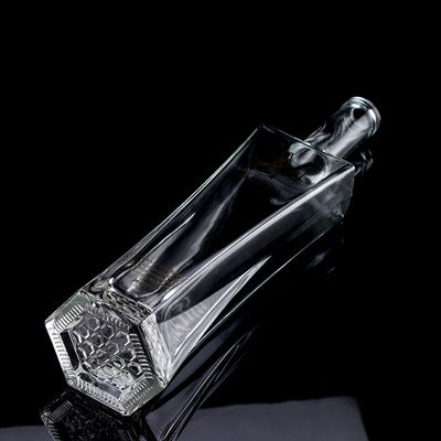 고귀한 디자인 보드카 음주 병 맑거나 맞춤형 750ml 유리 병 코크