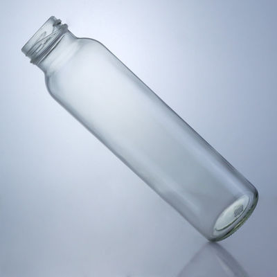 300ml 둥근 식품 유리 항아리 우유 주스 과일 차 디칼 및 표면 처리