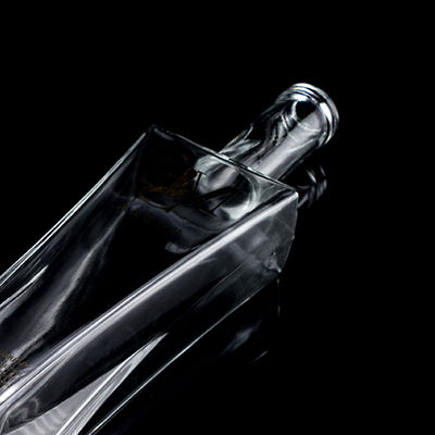 고귀한 디자인 보드카 음주 병 맑거나 맞춤형 750ml 유리 병 코크