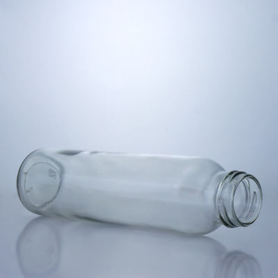 300ml 둥근 식품 유리 항아리 우유 주스 과일 차 디칼 및 표면 처리