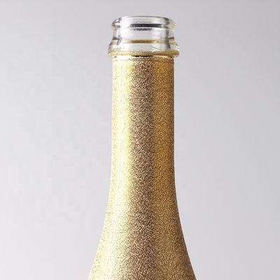 선명 또는 맞춤형 750ml 촉각 샴페인 병 75cl 빈 그림 유리 병