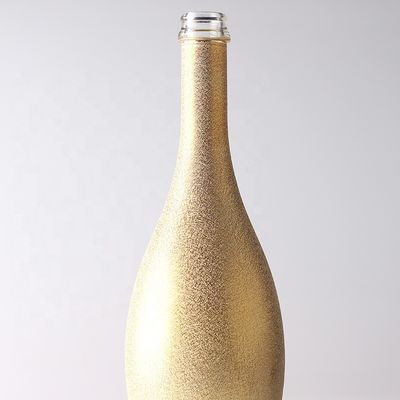 선명 또는 맞춤형 750ml 촉각 샴페인 병 75cl 빈 그림 유리 병