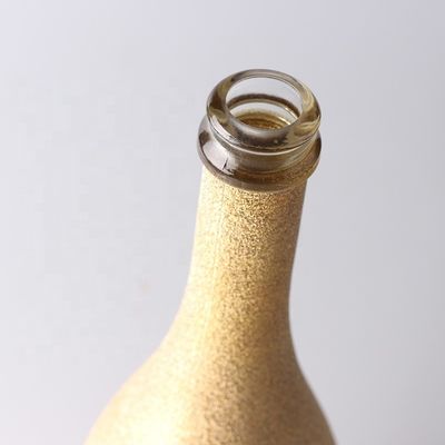 선명 또는 맞춤형 750ml 촉각 샴페인 병 75cl 빈 그림 유리 병