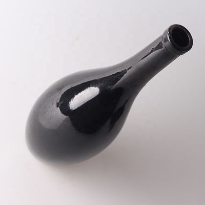 750ml 빈 검은 병 코크 입과 스프레이 유리 병