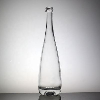 맑은 사과 모양의 주스 병 500ml 플라스틱 뚜?? 이 있는 높은 플린트 유리 병