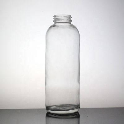 맑은 사과 모양의 주스 병 500ml 플라스틱 뚜?? 이 있는 높은 플린트 유리 병