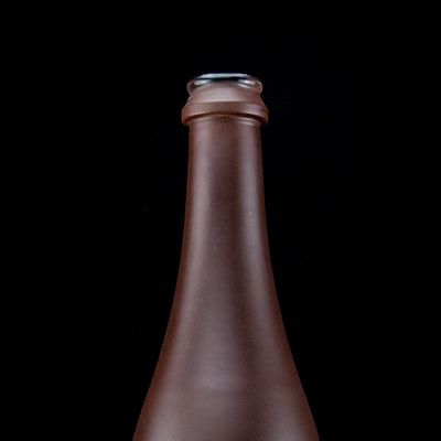 500ml 샴페인 병 매트 페니쉬 독특한 디자인 구리 코팅 유리 목걸이