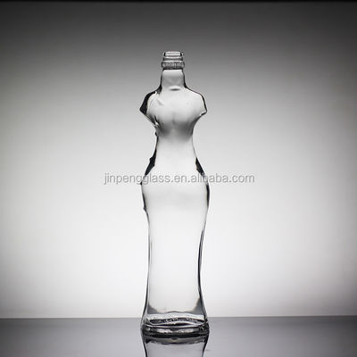 맞춤형 디자인 여성 신체 특수 모양 알코올 병 1000ml 750ml 데칼 표면