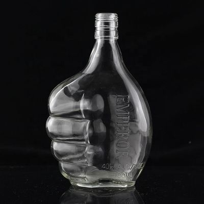 음료 산업용 산업용 700ml 유리 병 엄지 모양