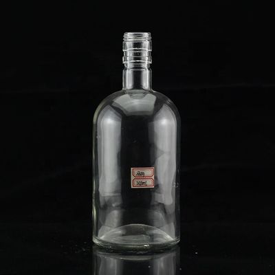 음료 산업용 산업용 700ml 유리 병 엄지 모양